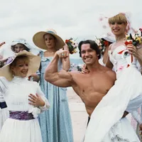 Arnold Schwarzenegger, la Festivalul de Film de la Cannes, în 1977 Foto: profimediaimages.ro