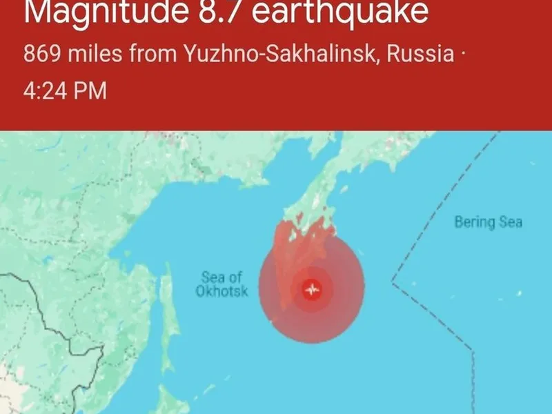 Foto: Cutremurul a lovvit peninsula Kamchatka