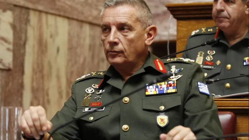 Șeful Statului Major al Armatei Greciei/Foto: news.gr