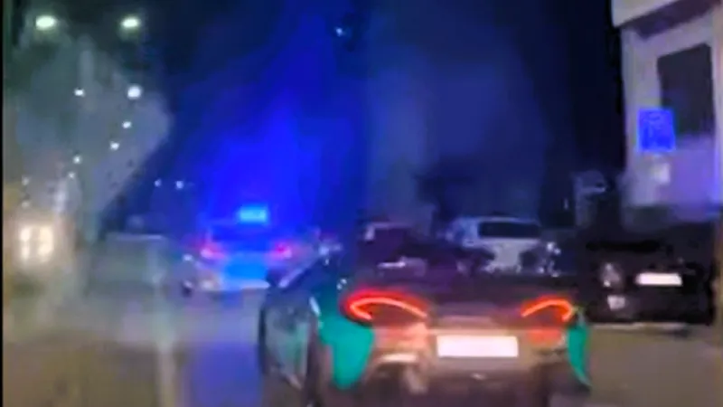 Polițist anchetat pentru că se afala în bolidul unui austriac drogat care mergea cu 275 km/k Foto: captură Youtube
