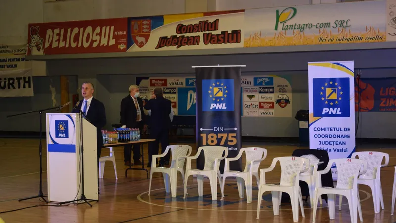 Nelu Tătaru, ales președinte al PNL Vaslui. Este acuzat de fraudarea alegerilor. / Foto: agerpres.ro