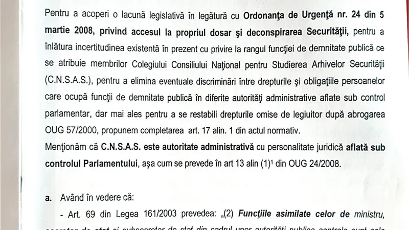 Au semnat, în unanimitate, un document prin care solicită schimbarea unui singur articol de act normativ care nu le convenea