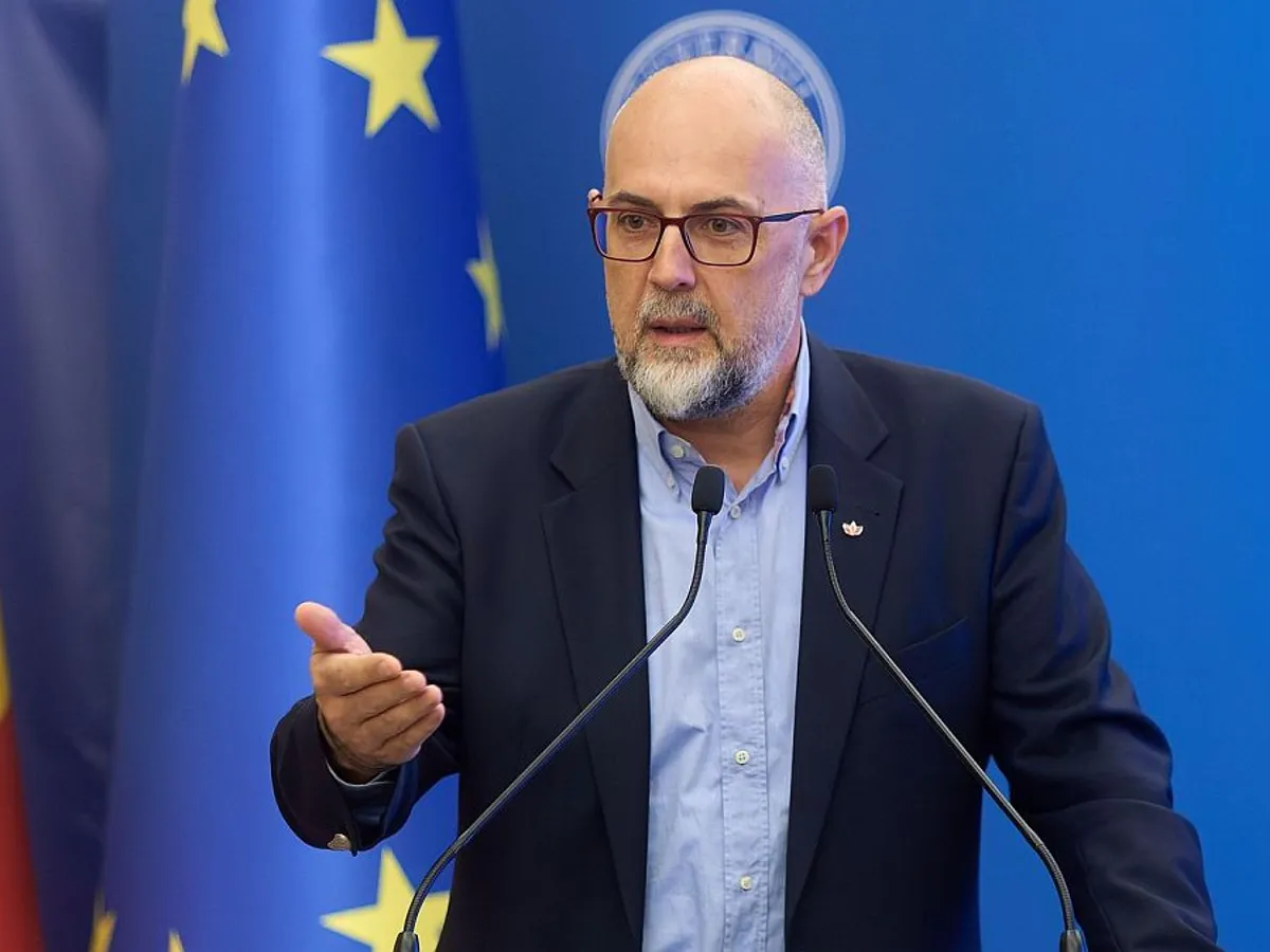 Kelemen Hunor, preşedintele UDMR, vorbeşte în timpul unei ceremonii - Foto: Profimedia Images