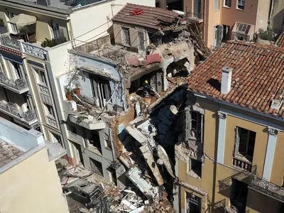 Un bloc de locuințe din centrul Atenei a sărit în aer - Foto: Profimedia Images