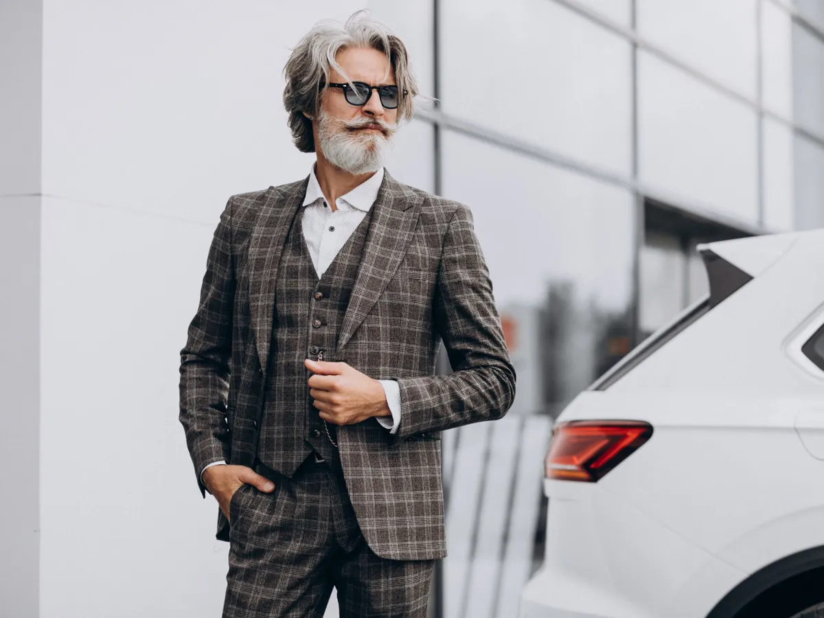 Pensionar, elegant cu pensie mare - Foto: Freepik