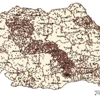 Harta cu cazurile de gripă în săptămâna 10 - 16 februarie. SURSA: CNSCBT
