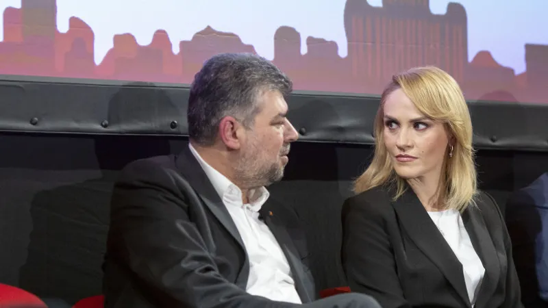 Marcel Ciolacu și Gabriela Firea/ Foto: INQUAM Photos/Ilona Andrei