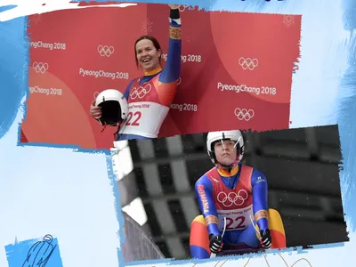 Raluca Strămăturaru şi Mihaela-Carmen Manolescu s-au clasat pe locul al doilea în proba feminină de dublu în Cupa Naţiunilor la sanie - Foto: Facebook / Comitetul Olimpic și Sportiv Român