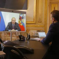 A 3-a convorbire Putin – Macron într-o săptămână, despre „garanțiile de securitate” cerute de Rusia. / Foto: euractiv.com