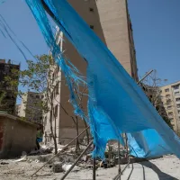 Imobil lovit în Teheran, de către coaliţia SUA - Israel - Foto: Profimedia Images