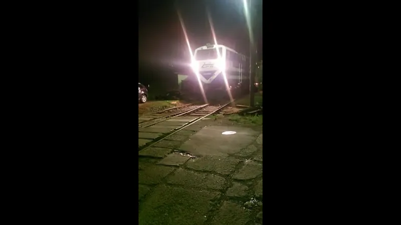 Linia ferată cu ecartament larg, rusesc, din Complexul Galați, redeschisă după 22 de ani. / Foto: captură video