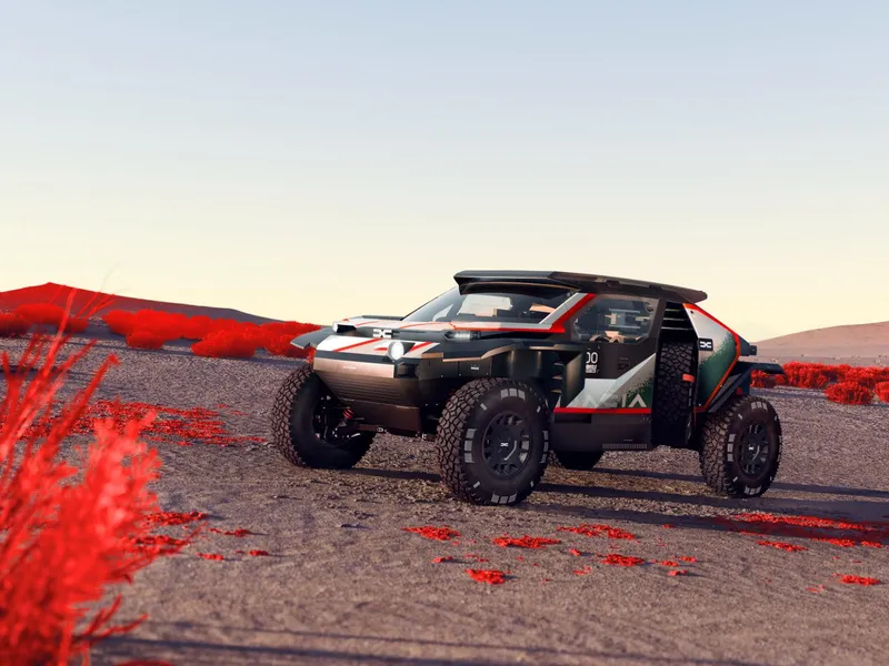 Cum arată Dacia Sandrider, prototipul pentru Dakar 2025. 360 CP și merge pe benzină sintetică - Foto: Dacia