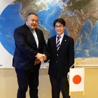 Președintele CCIR, Mihai Daraban, a avut o întrevedere cu Shigeyo Nishizawa, director general al Japan External Trade Organization (JETRO) România Foto: CCIR