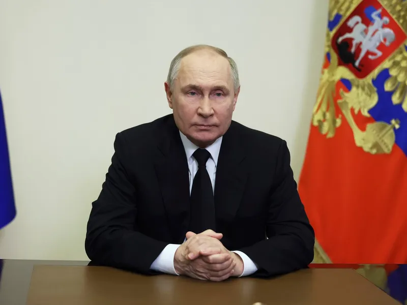 Putin, declaraţii halucinante. A găsit conexiuni cu Ucraina, în atentatul de la Crocus City Hall - Foto: Profimedia Images