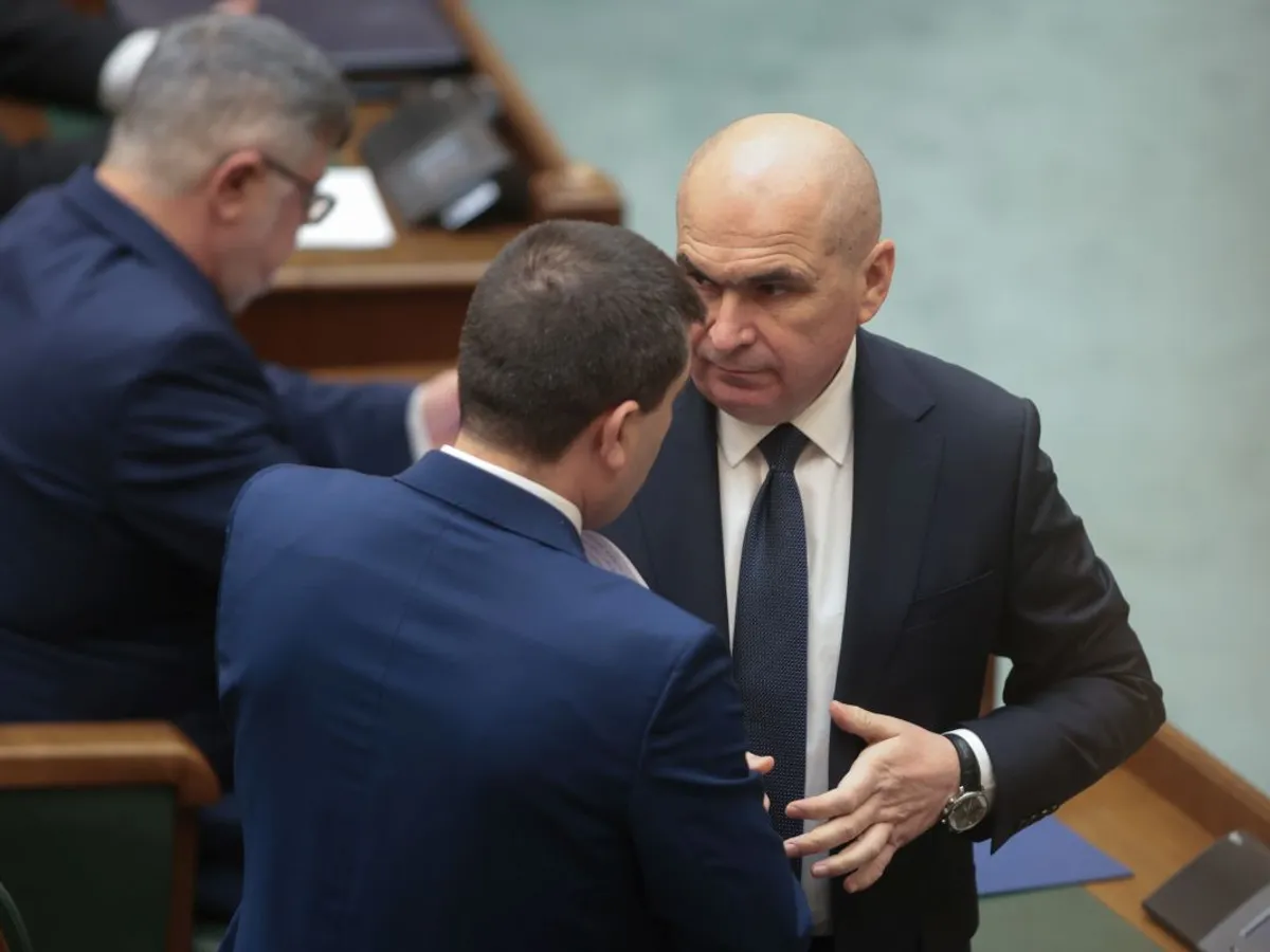 Premierul Ilie Bolojan, în Parlament - Foto: INQUAM PHOTOS/George Călin