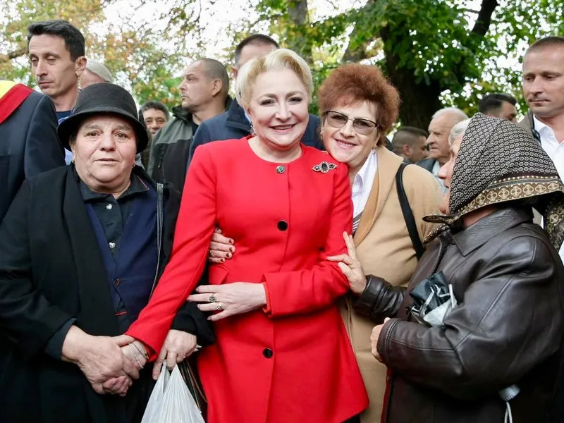 Viorica Dăncilă în campanie Foto: Facebook