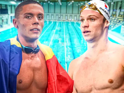 David Popovici i-a spus-o în față lui Leon Marchand, singurul om mai rapid decât el la Europene: ”I-am transmis deja”