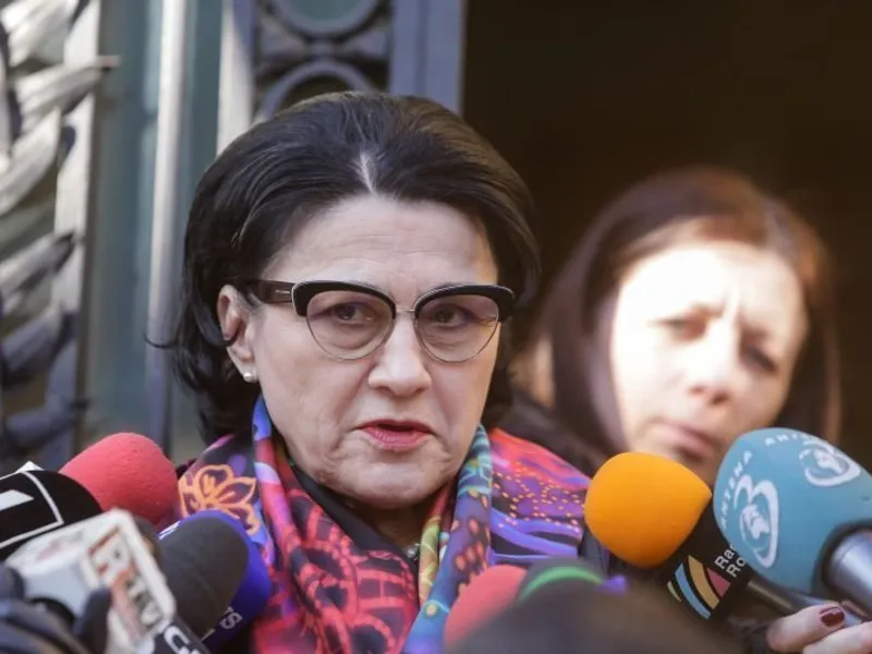 Ecaterina Andronescu, ministrul Educației, crede că plagiatele sunt „o problemă minoră”. FOTO: Inquam Photos - George Călin