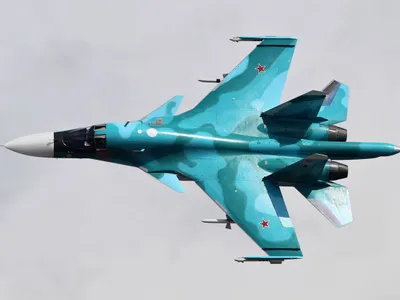 VIDEO Ucraina a doboarăâtbombardierul SU-34 al Rusie de 36.000.000$. Avea la bord rachete sol-aer - Foto: X