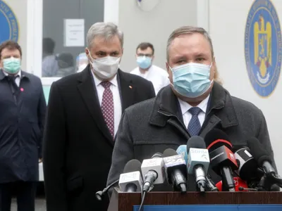 Premierul interimar Nicolae Ciucă a vorbit despre logistica din spatele campaniei de vaccinare anti-COVID/FOTO: gov.ro
