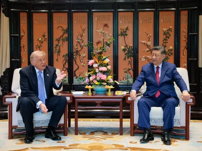 Donald Trump și Xi JInping - Foto: Profimedia images