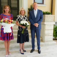 Jill Biden este pentru prima oară în România/ FOTO: Facebook/Klaus Iohannis