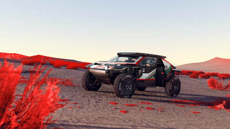 Cum arată Dacia Sandrider, prototipul pentru Dakar 2025. 360 CP și merge pe benzină sintetică - Foto: Dacia