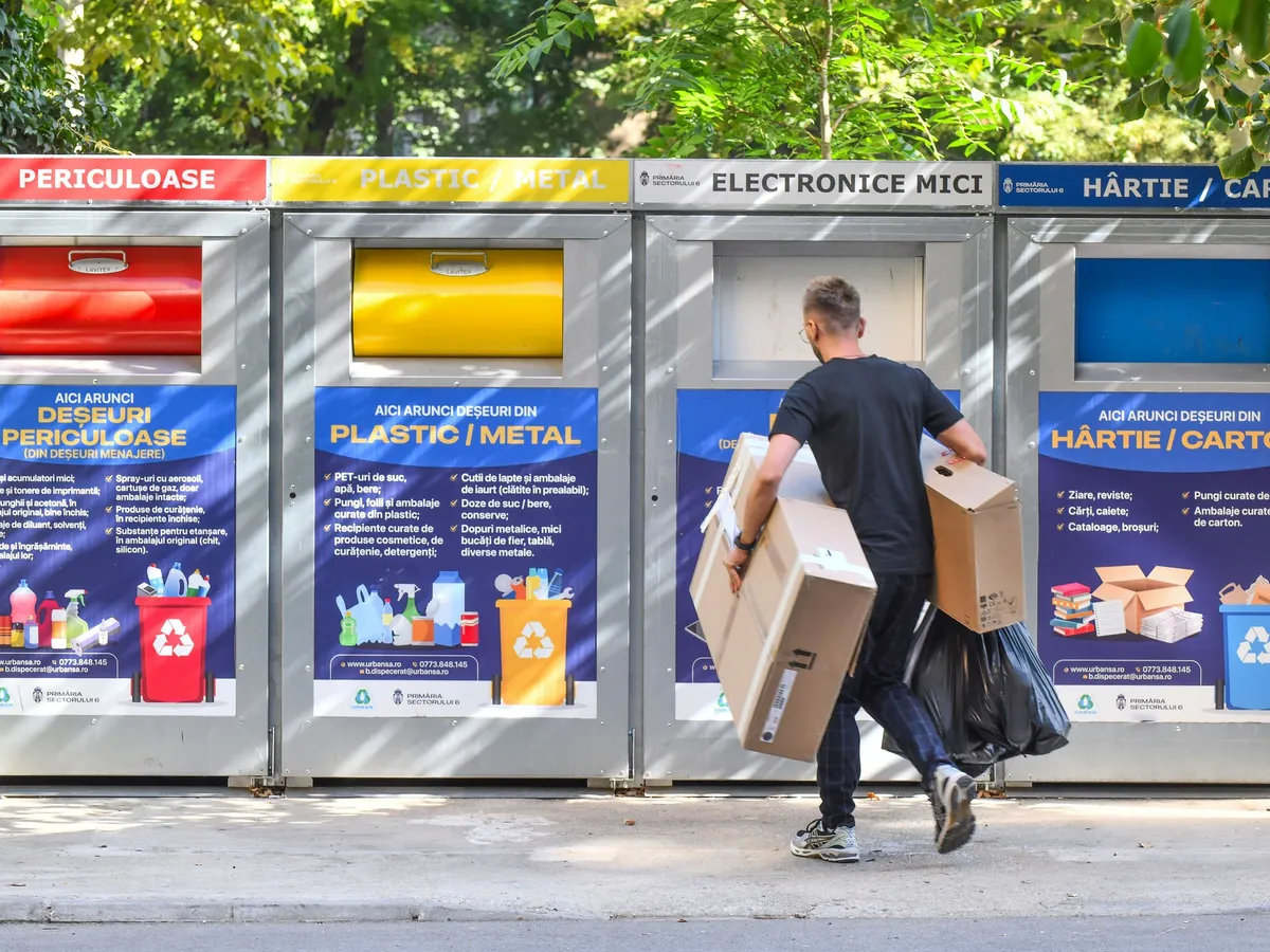 Colectare selectivă a deșeurilor - Foto: Primăria Sector 6