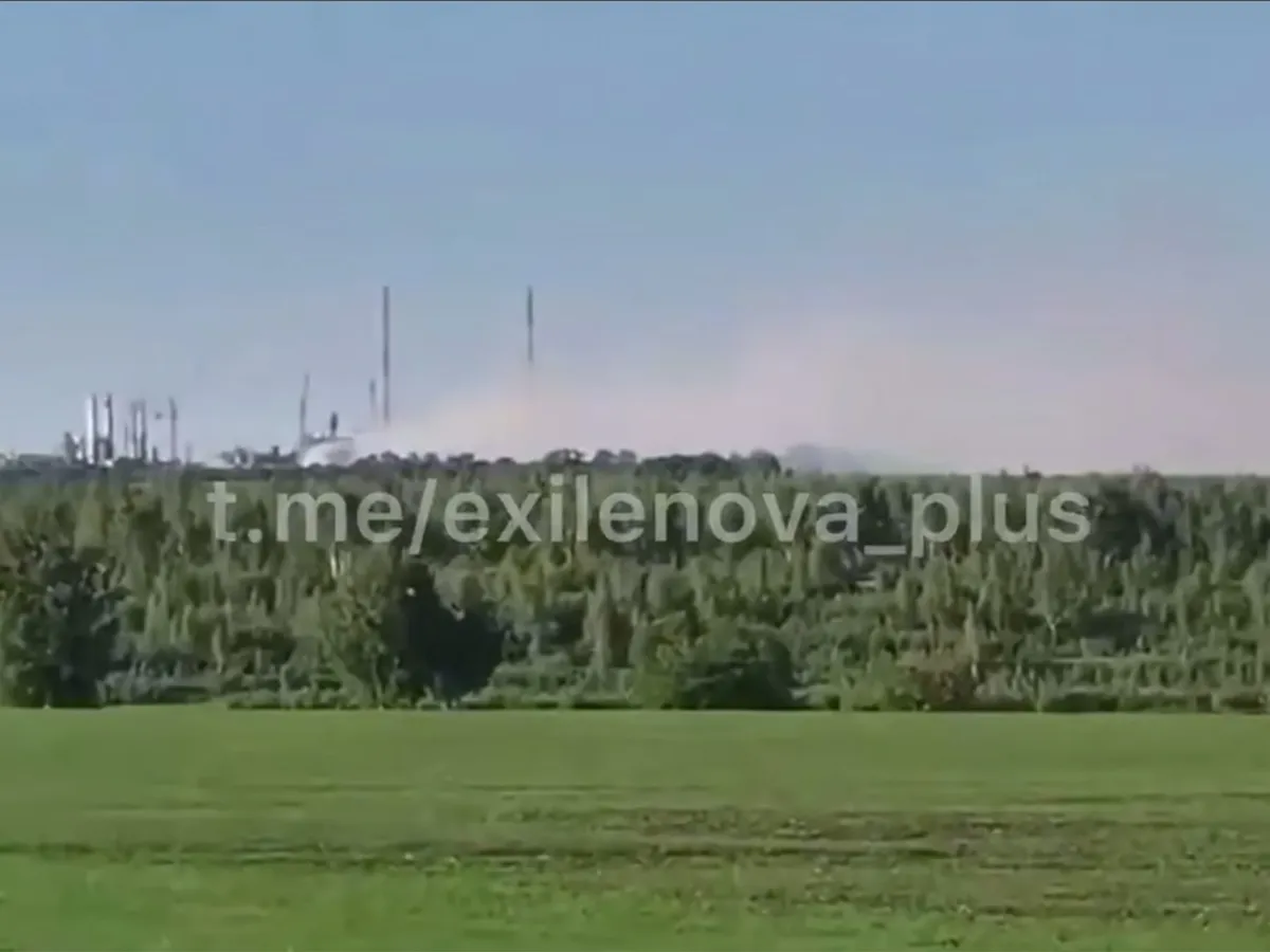 O dronă ucraineană a prococat un incendiu la o fabrică de azot aflată la 200 km de Moscova Foto: profimediaimages.ro