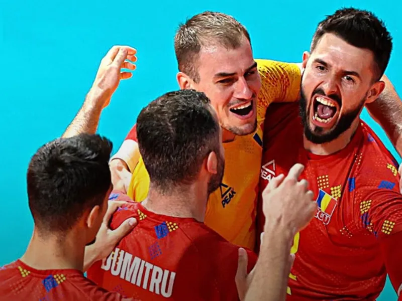 România s-a calificat în sferturile de finală ale Campionatului European de volei masculin / Foto: Facebook @frvolei