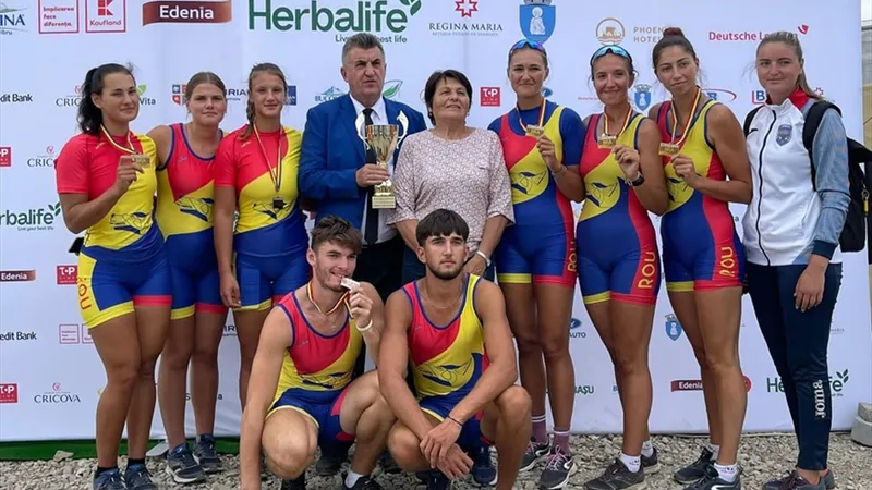 Nouă medalii de aur a câștigat România la Europenele Under-23 din Turcia foto: Facebook/ CS Dinamo București