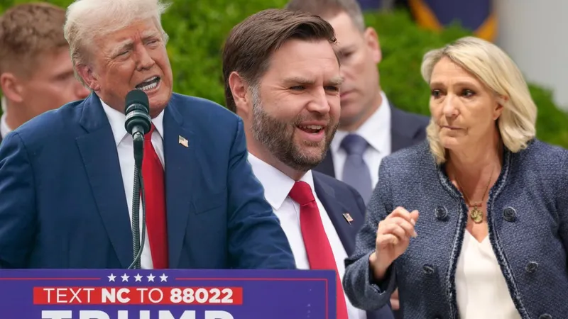 Trump, JD Vance, Rusia și extremiștii proruși din UE fac zid în fața lui Marine Le Pen: Eliberaţi-o - Foto: Profimedia images