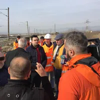 Ministrul Transporturilor, Răzvan Cuc, pe teren Foto: Facebook