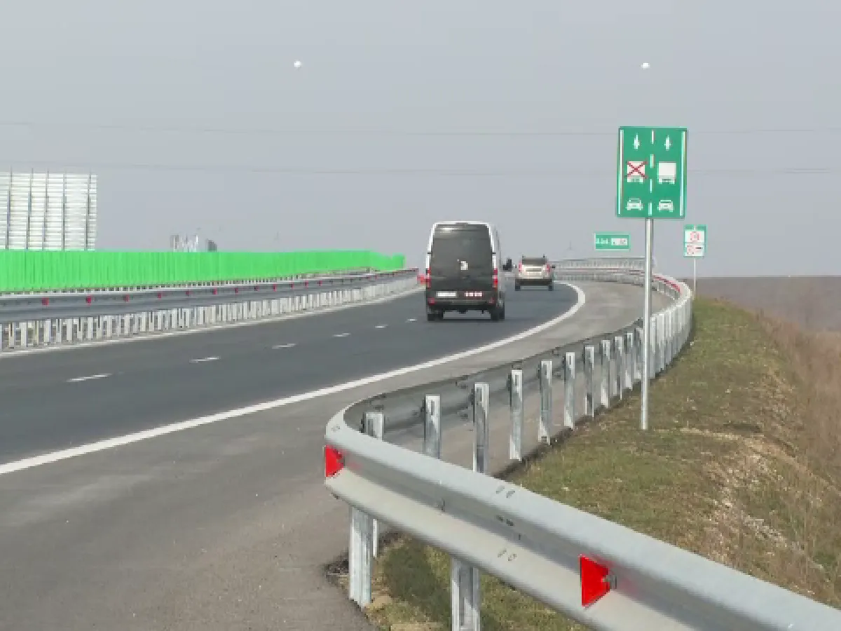 Autostrada Ploiești-Buzău se va închide până în mai deși abia a fost inaugurată. Ce s-a întâmplat foto: captură video PROTV