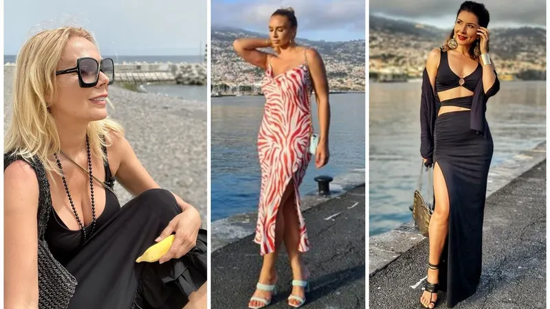 Dana Săvuică, Adina Halas și Carmen Brumă, la plajă, împreună, pe „insula eternei primăveri”. / Foto: okmagazine.ro