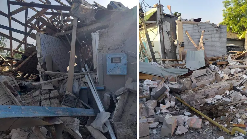 VIDEO Bombardamente intense asupra Nikolaevului. Opt rachete au căzut peste oraș/FOTO: colaj newsweek