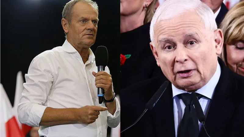 Tusk sau Kaczynski? Cine va conduce Polonia - Foto: Profimedia Images