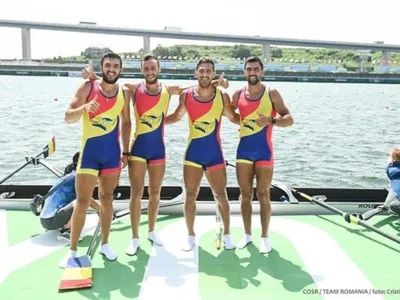 Tokyo2020. Încă o medalie de argint pentru România: canotorii de la patru rame masculin. Foto COSR