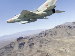 Pregătiri de război. „Red Eagles”, un Top Gun secret, învață piloții SUA să doboare avioane rusești - FOTO: Captură video