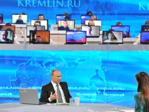 Rușii încep să-și piardă încrederea în propaganda de Kremlinului difuzată la TV/FOTO:  kremlin.ru