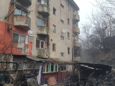 Pompierii au reușit să stingă incendiul după patru ore. FOTO: ISU
