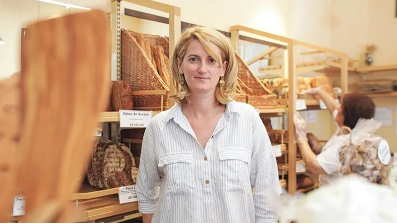 VIS Irina Stăncescu (37 de ani) și-a riscat finanțele personale ca să înființeze o brutărie artizanală - Foto Inquam Photos/ Octav Ganea