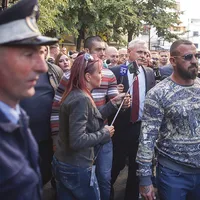 PAZĂ  Liviu Dragnea, păzit de interlopi la  Înalta Curte de  Casație și Justiție pe  3 octombrie 2017 - Foto: INQUAM PHOTOS/ Octav Ganea