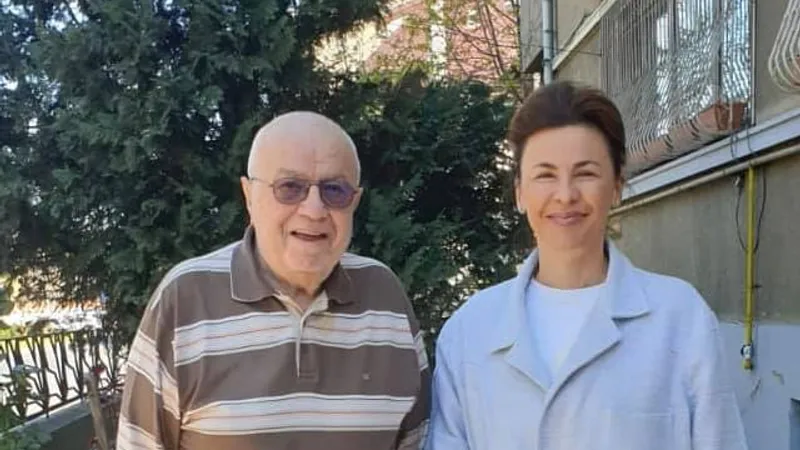 Adina Alberts îl sfătuiește pe Arșinel, internat de cinci zile cu COVID / FB