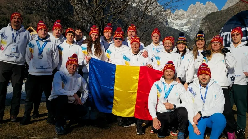 România, 35 de medalii la Mondialul de înot în ape înghețate