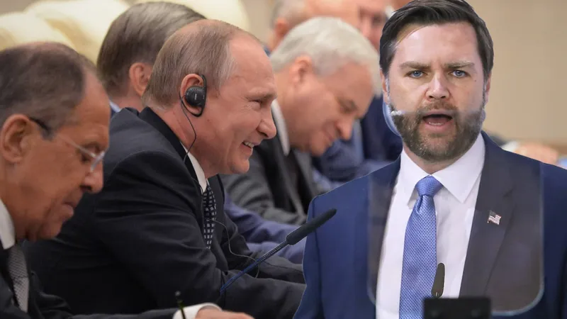 Propagandiștii ruși jubilează după ce JD Vance a pus tunurile pe UE: „Reflectă exact poziția Rusiei” - Foto: Profimedia images