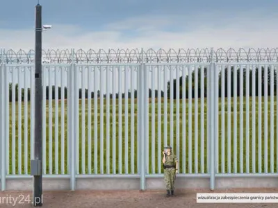 Polonia a ridicat un gard pe 60 km din cei 186 km ai graniței sale cu Belarus. / Foto: infosecurity24.pl