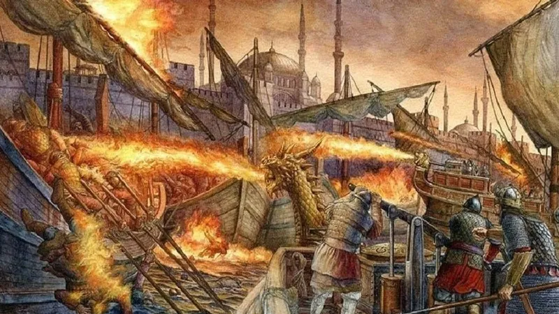 Ce era focul grecesc, arma de temut a Imperiului Bizantin