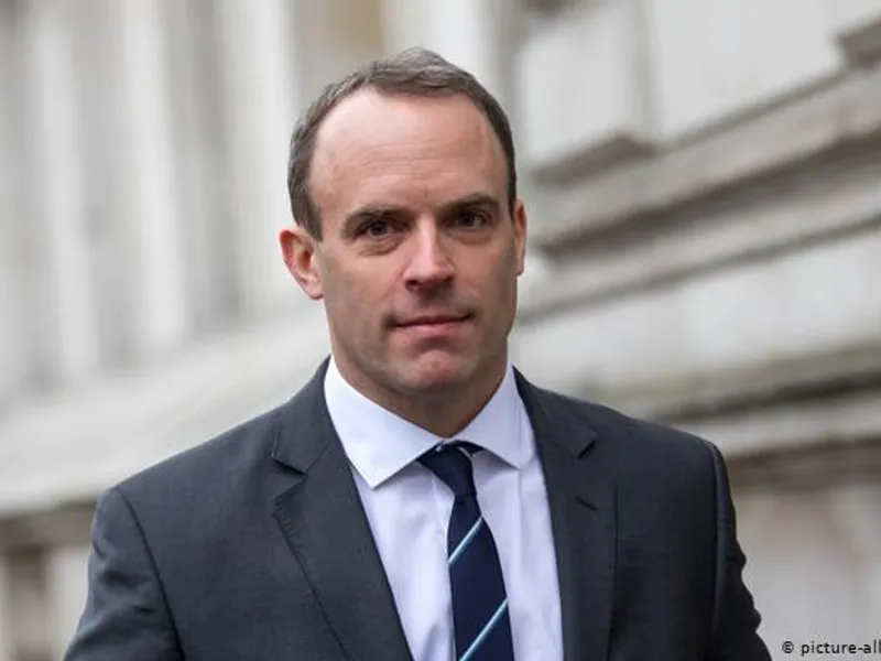 Dominic Raab, șeful diplomației britanice. Sursă imagine: DW.com