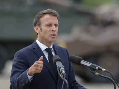 Emmanuel Macron, președintele Franței Foto: INQUAM Photos/Octav Ganea